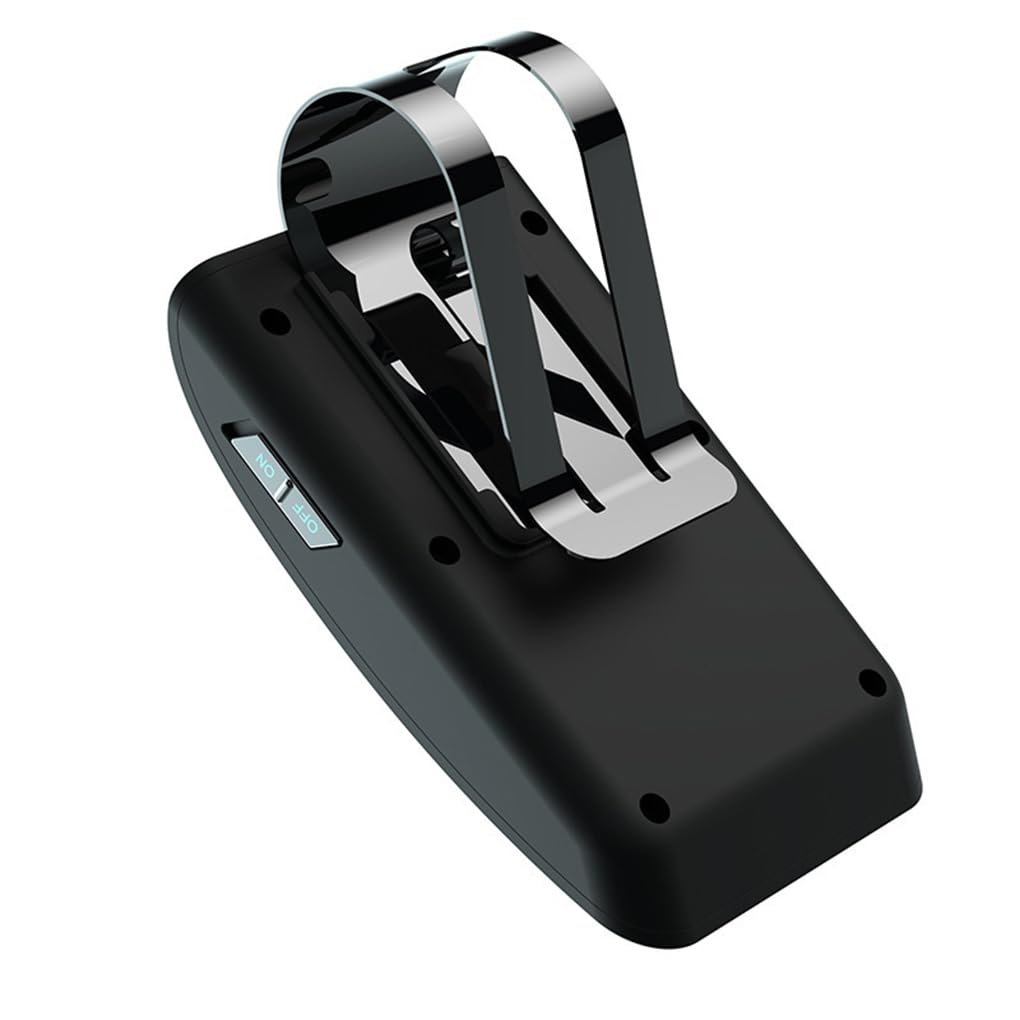 Kit Manos Libres para Coche, Receptor de Audio Bluetooth, Visera Solar, Altavoz, Receptor de Audio inalámbrico, Altavoz, Reproductor ABS