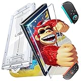 LISEN 対応 スイッチ2 / Switch 2 保護フィルム自動貼り付けキット付き強化ガラスフィルム | 対応 switch2/switch 2 フィルム【9H】硬度超耐久・98% 高透過率・全画面保護・気泡ゼロ・指紋防止・撥油性・高光沢・ドック対応 (1pack)