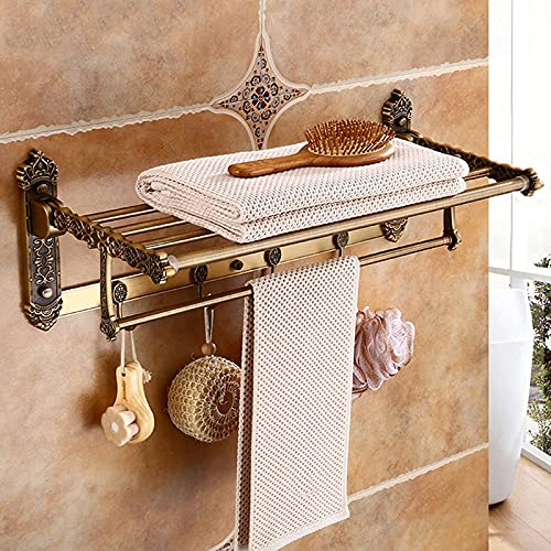 Porte-serviettes bronze antique de style européen pour sublimer la décoration de votre bain