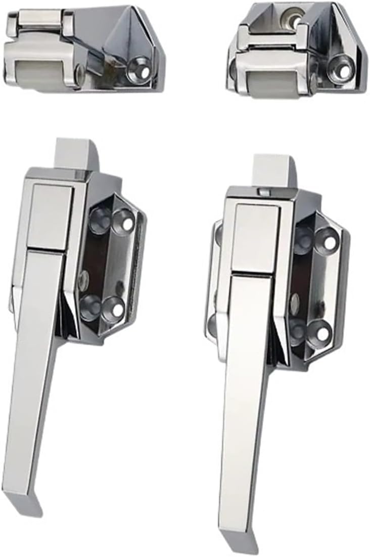 Zinc Alloy Adjustable Handle Lock Machinery Equipment Oven Steam Cabinet Doors 1Pcs