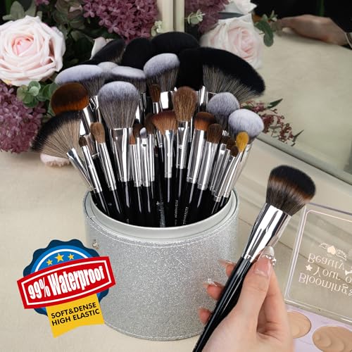 Bueart Design 36Pcs PRO Grade Natural Goat Hair Pony Bristles Makeup Brushes Set with Super Holder Professional-Grade Precision & Luxury Brush for beauty enthusiasts&professionals Makeup Artist Alternate view
