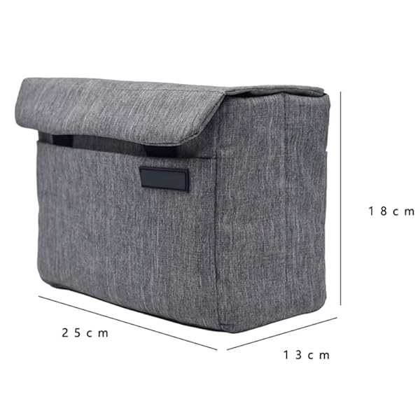 JHDFH Cameratas Met Gewatteerde Inzetbeschermer Met Handvat Divider Waterdichte Lens Case Opvouwbaar (Color : B, Size : One size)