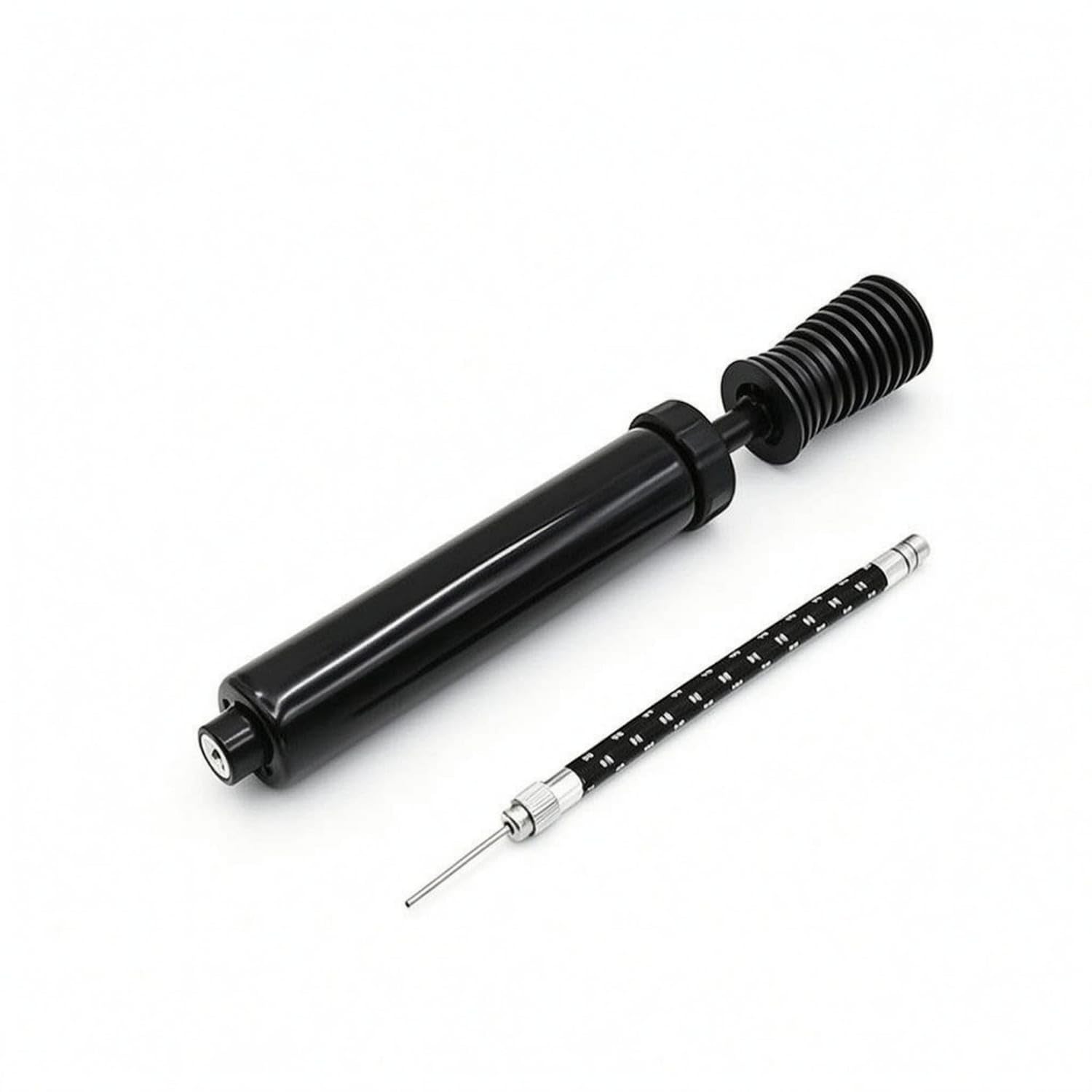 Compact Manual Ball Pump Inflation Needle Included Portable Ball Inflator ABS ABS Basketball Air Pump Ribbed Grip for Everyday Use, Portable Inflator-image-33