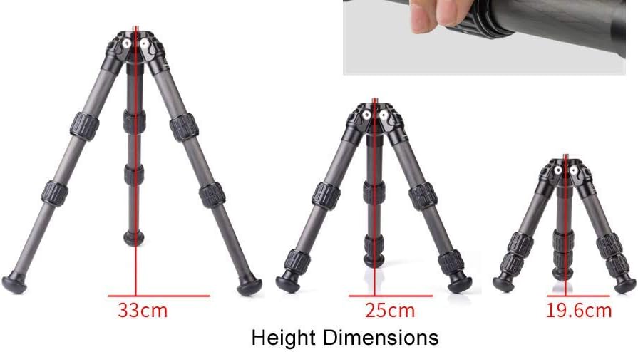🔥 Flash Sale Sunwayfoto T1C30N-T3 Mini Carbon Fiber Tripod Legs & XB-28 Ball Head CF Sunway