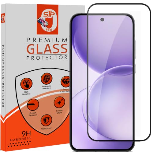 Image of STP FEEL Premium HD+ Tempered Glass Screen Protector Guard For Oppo Reno 16 Pro 5G (6.78 Inch, Pack of 1) | Edge to Edge Coverage With Easy to installation kit for Smartphone