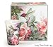 Set Of 4 Hummingbird And Azalea Porcelain Mugs Designed By Artist Carolyn Shores Wright
