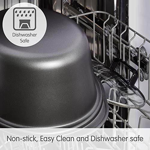 Morphy Richards Sear and Stew Slow Cooker 460016 Black and Rose Gold