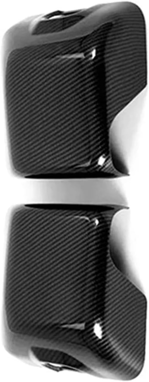 Car Exterior Side Rearview Mirror Cover Reversing Rearview Mirror Protection Housing Trim Compatible with Jeep Wrangler JL 2018-2023-ABQF