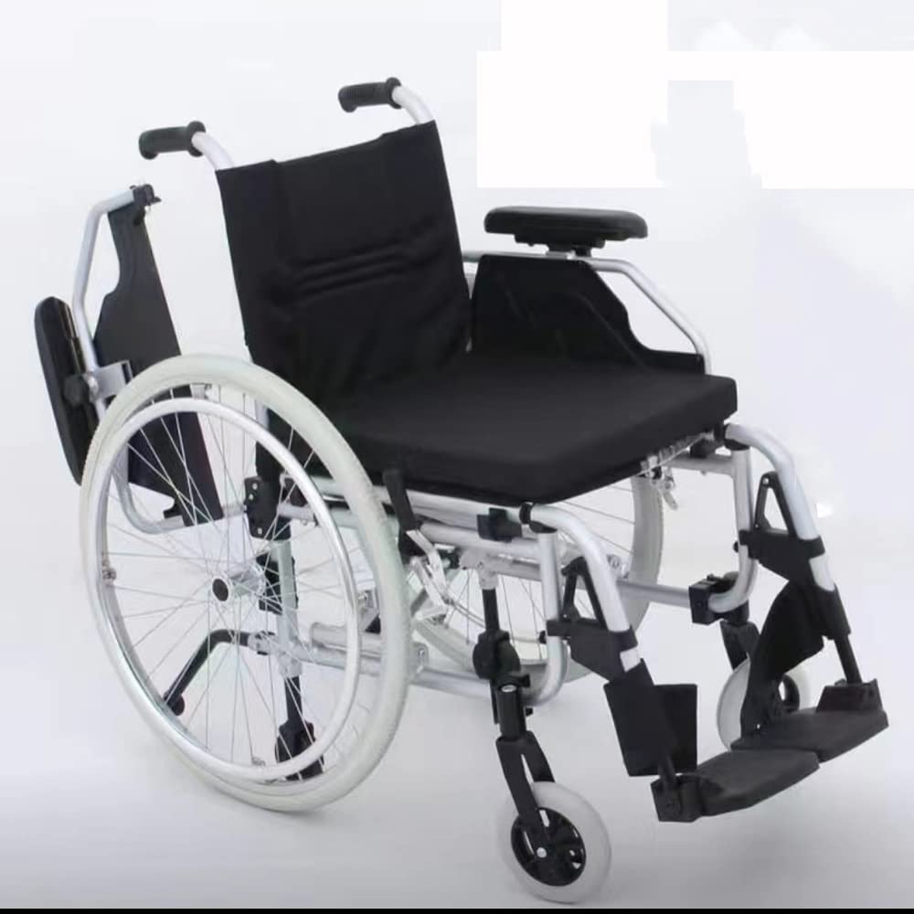 Rueda Trasera para Silla De Ruedas, Ruedas Traseras Accesorio Ruedas De Repuesto No Inflable Neumático Sólido, 24 X 1 3/8 Eemplazo De Rueda Gris/Negro (Color : Black, Size : 2 Pieces)