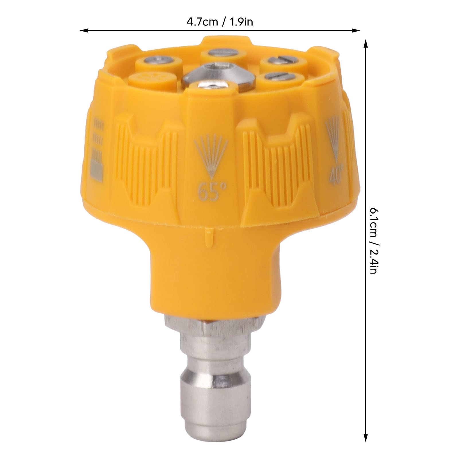 Buse Nettoyeur Haute Pression 6 En 1 - Connecteur Rapide, 6 Jets, Pour Jardin