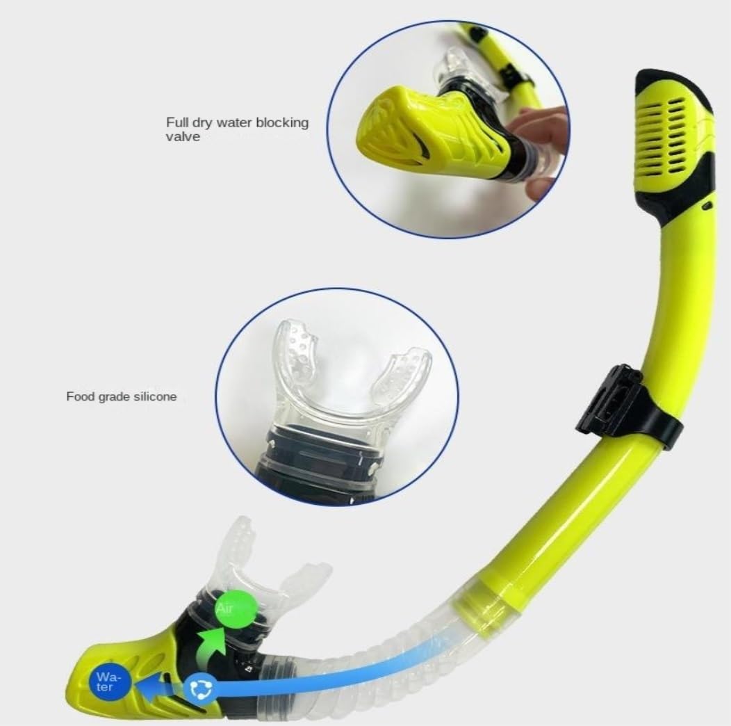 Máscara Snorkel Máscara Buceo Máscara De Buceo Esnórquel Antiniebla Profesional Juego para Adultos Equipo de Snorkel