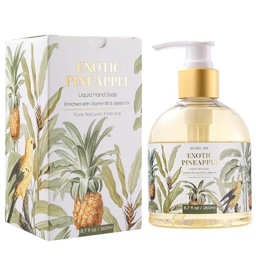 Image of ROMIIE ZOI Liquid Hand Soap with Gift Box - Exotic Pineapple - 260ml / 8.7 fl.oz