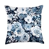 Flower Pattern Floral Pattern Mixed Wildflower Throw Pillow