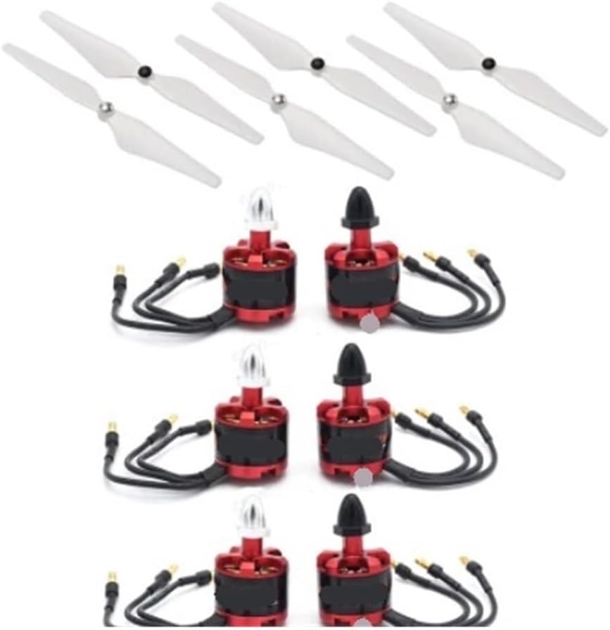 6pcs/lot Fit for 2212 920KV Brushless Motor and 9450 Carbon Propeller,for F550 S 500 X525 Multirotor Quadcopter(6 Motor Black Prop)