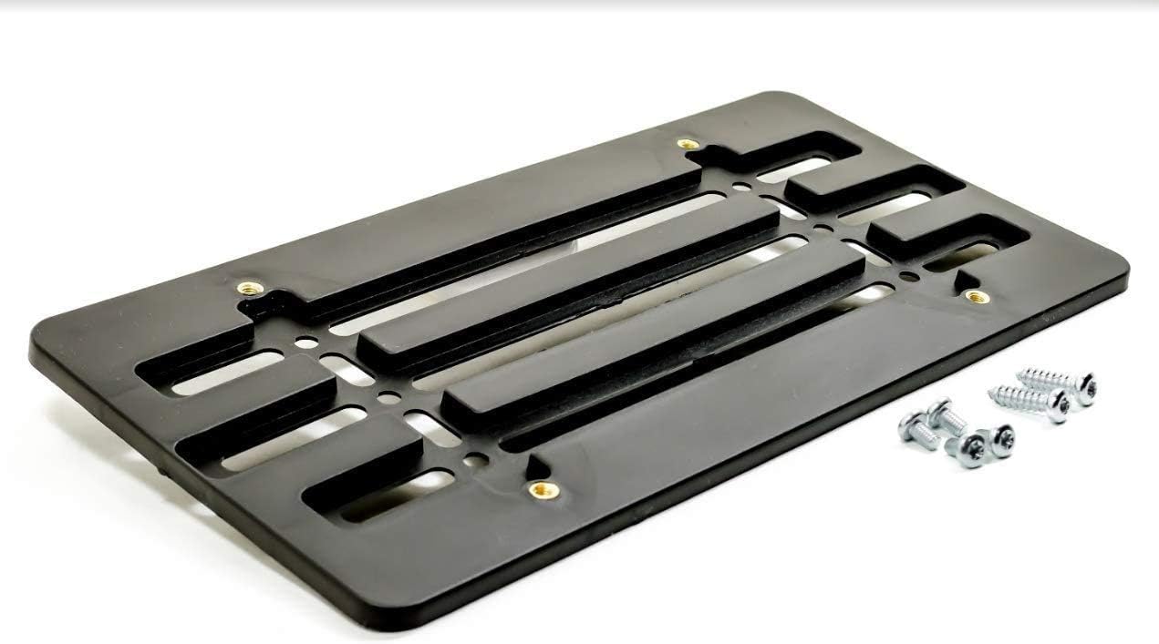 Front Bumper License Plate Tag Holder Mount Mounting Relocator Adapter Kit Bracket for Honda (All Models) Quantity Discount(9.95$ to 6.50$) (Each with 2 Screws + 4 Bolts & 4 Built-in Nuts) (1)