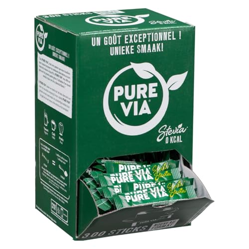 Stevia Pure Via 300 sticks pour adoucir le café au bureau