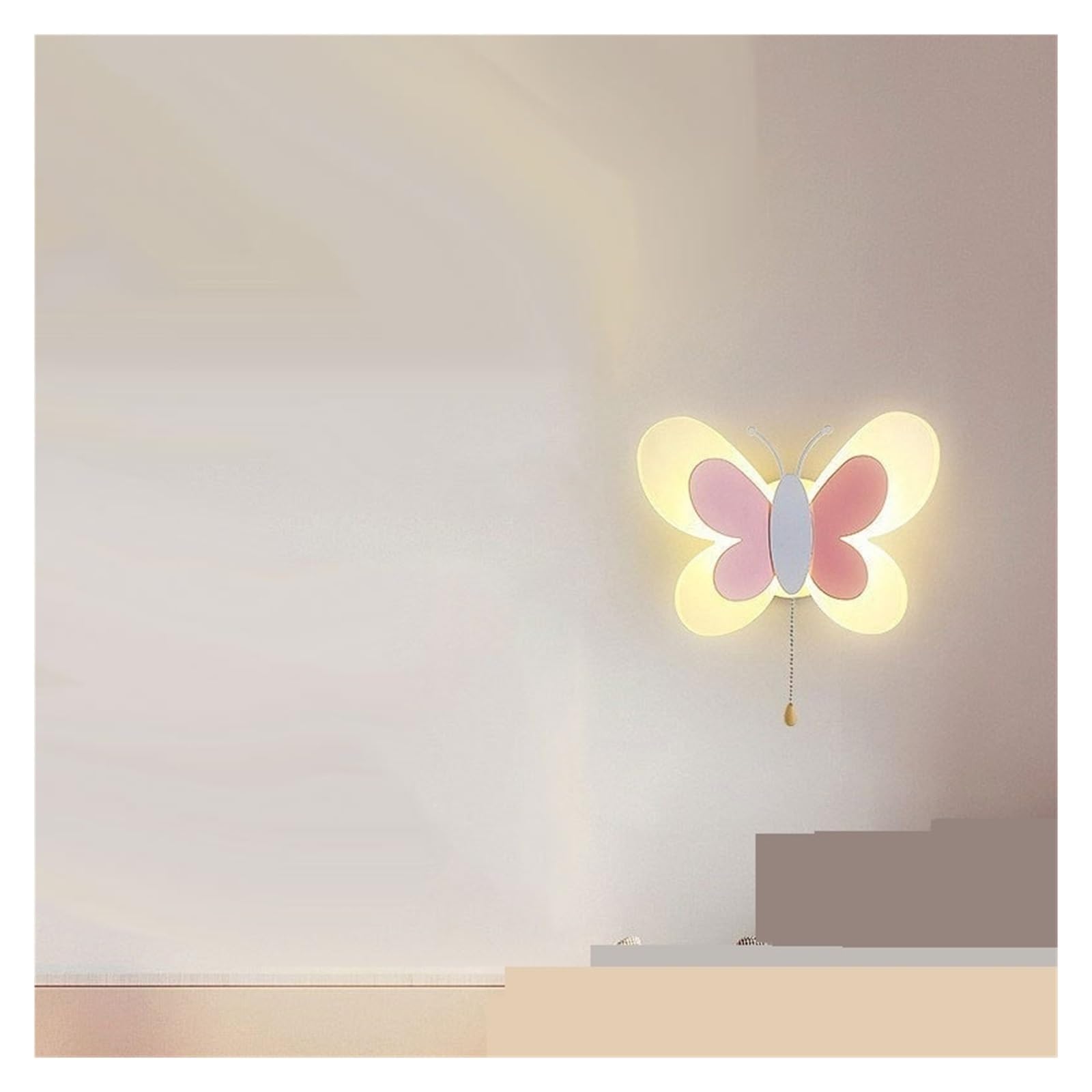Applique murale LED papillon pour éclairage doux chambre enfant