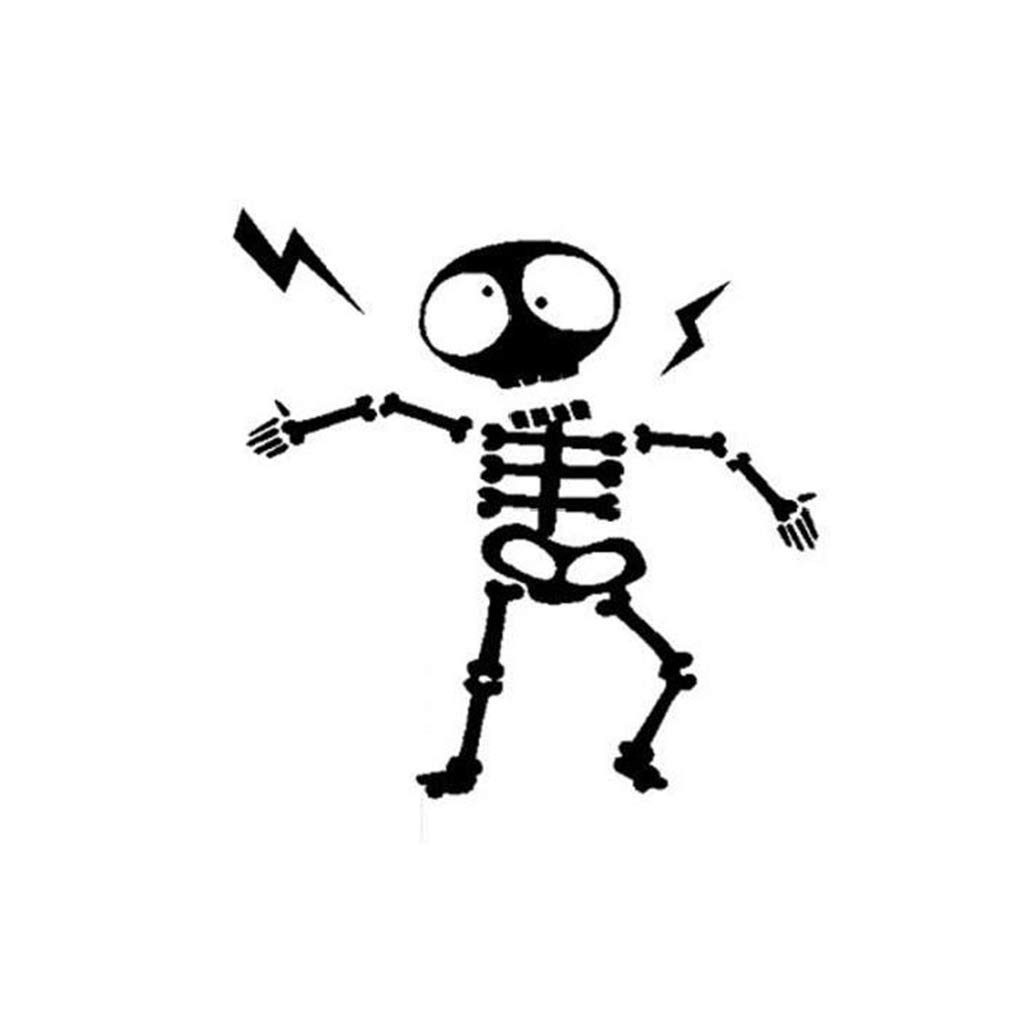 WOVEBIUS Wall Switch Sticker Home Decoration Individuality Skeleton Wall Sticker Decal Home Decor Decal Socket Paste