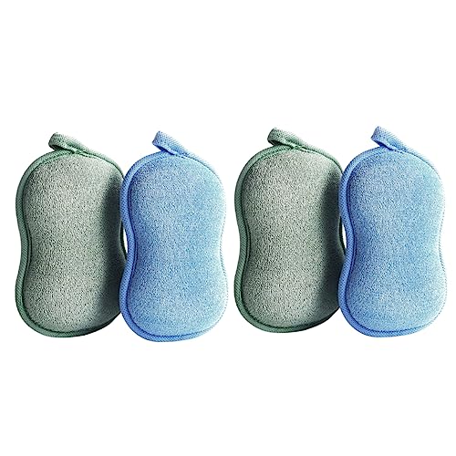 Éponge de bain double face Ipetboom pour laver les enfants en douceur sans irriter leur peau