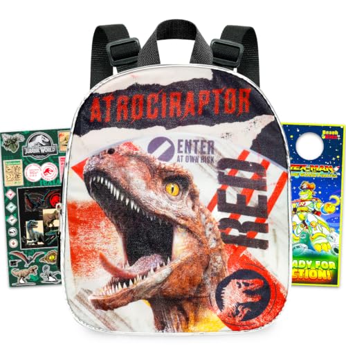 Jurassic World Conjunto de mini mochila Rebirth – Pacote com bolsa de dinossauro de 28 cm
