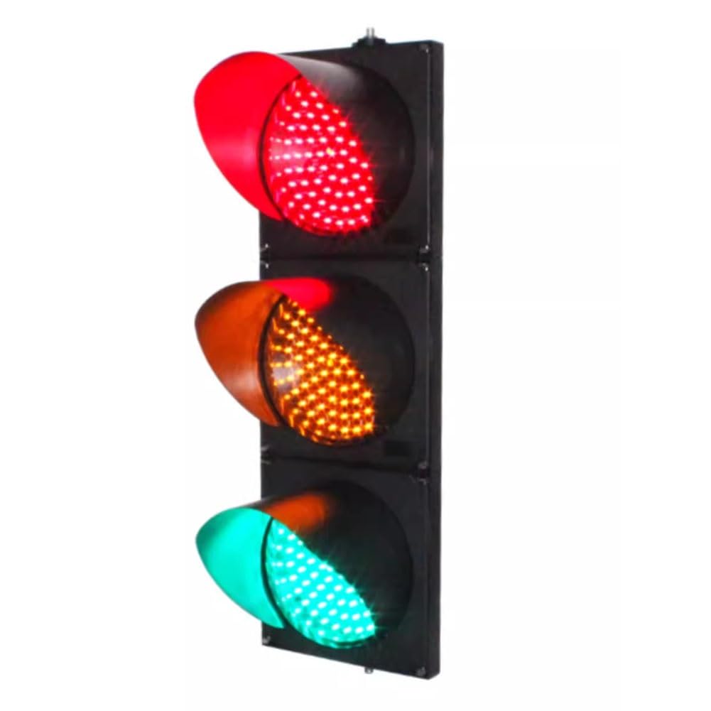 Signaux routiers tricolores 100 mm avec télécommande et protection tout climat IP