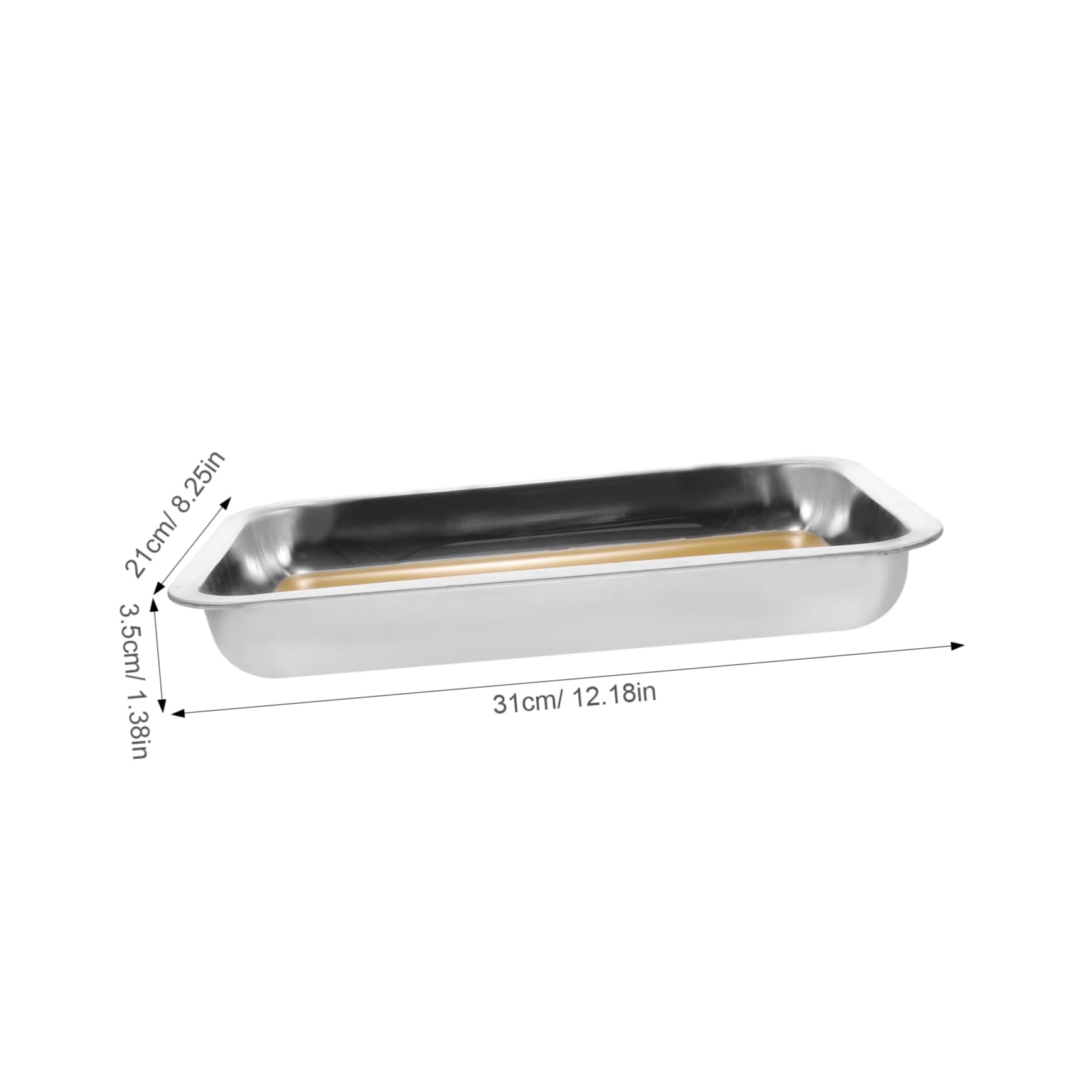 MAGICLULU 4 Pezzi Vassoio per Dissezione Inox Resistente e Pratico per Esperimenti Biologici Superficie Antiruggine per Laboratori e Istruzione