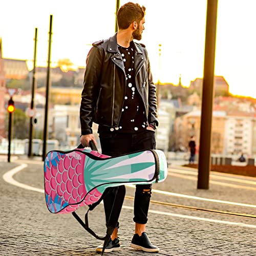Housse étanche pour guitare acoustique avec double bandoulière et poche Motif ananas fruits et rayures, Multicolore 01… - Les Beatles, Paul McCartney, John Lennon, RIngo Starr, George Harrison Housse étanche pour guitare acoustique avec double bandoulière et poche Motif ananas fruits et rayures, Multicolore 01… – Image 7