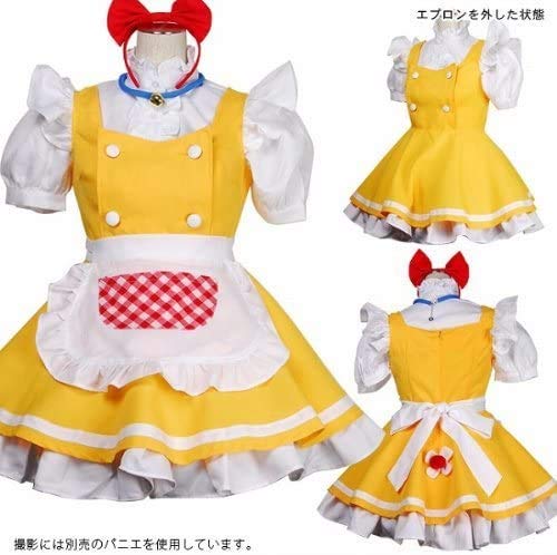 Amazon.co.jp: 漫天王 コスプレ衣装☆ドラミちゃんメイド服☆鈴付き