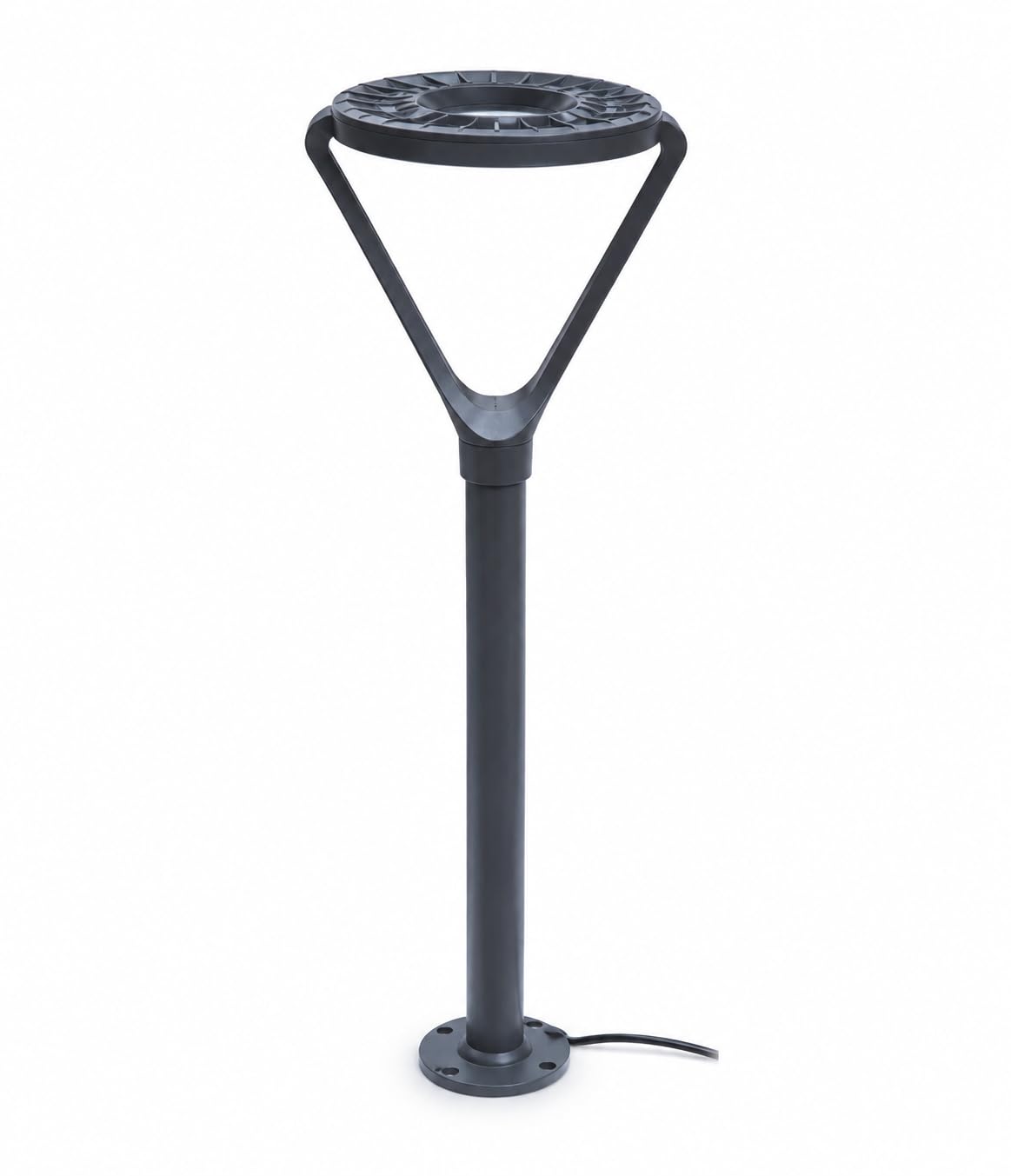 Outdoor LED Bollard Garden Path Light on Pole, Dark Grey.-picture-14