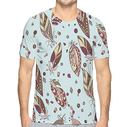 Preisvergleich Produktbild Herren Kurzarm T-Shirt Schnelltrocknendes Rundhalsausschnitt Athletic T-Shirtsse Herren T-Shirt S