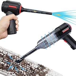 Compressed Air Duster, Keyboard Cleaner, 3-in-1 Computer Vacuum Cleaners, Electric Canned air can kit, Cordless Mini Blower for PC Desk Electronics Dust Cleaning, Rechargeable