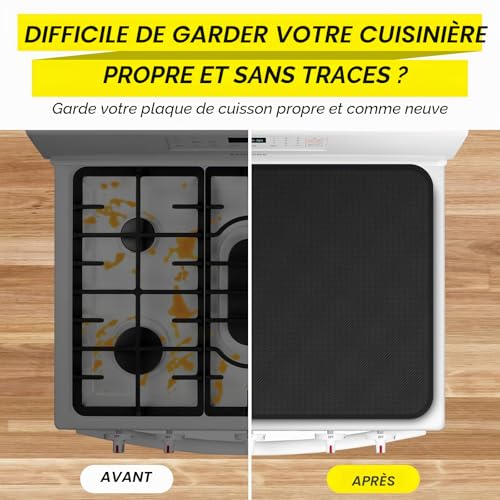 Couverture de brûleur pour éviter les rayures tapis de cuisson souple