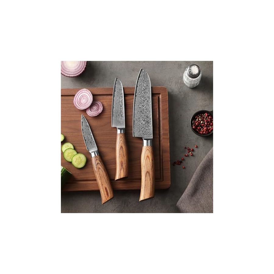 Wakoli-Kitchen-Knife-Set-3-Pieces-Professional-Chef-Knife-Set-made-from-67-Layers-Genuine-Damascus-Steel-with-VG10-Core-Damascus-Knife-with-Pakkawood-Handles-in-Wooden-Gift-Box-EDIB-Pro-3-pcs Wakoli Kitchen Knife Set, 3 Pieces Professional Chef Knife Set made from 67 Layers Genuine Damascus Steel with VG10 Core, Damascus Knife with Pakkawood Handles in Wooden Gift Box (EDIB Pro 3-pcs)