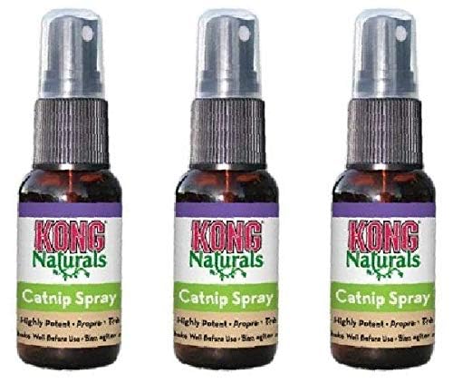 KONG Naturals Katzenminze-Spray, 3 Stück