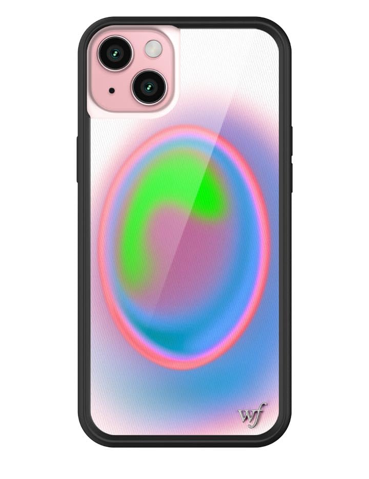 Wildflower Cases - Aura Case, Compatible with Apple iPhone 15 Plus | Trendy, Modern, Pink, Blue, Manifest, Cute, Summer - Protective Bumper, 4ft Drop Test Certified, Women Owned Small Business