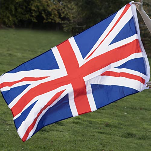 Ginger Ray Großer Stoff, Union Jack-Flagge, Krönung, Straße, Partydekoration, 1,5 m