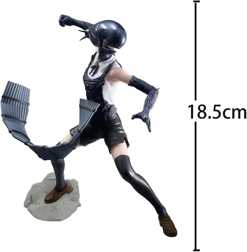 LUNK REZE Action Figures Bomb Devil Statue,Anime Makima Power Figure Cartoon Hero Figura Anime Figurine Collectible Ornament 7.3in