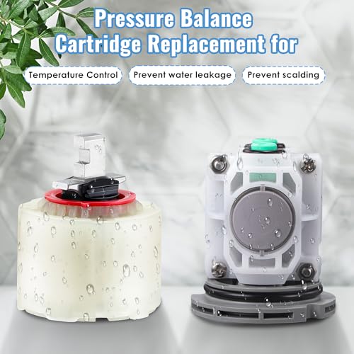 Dreyoo 2 Pack Pressure Balancing Unit Compatible with American Standard M952100-0070a and Pressure Balance Cartridge, Cartridge Replacement Kit for Bath Tub and Shower (Compatible with 023529-0070a) by Dreyoo - Image 7