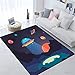 Produktbild MYRIST Cartoon Astronaut Kinderzimmer Anime Teppich Dekoteppich Campingkissen Spielmatte Bodenmatte Teppich Spielbereich Teppich(M10163) 80x150Cm