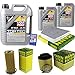 Produktbild QR-PARTS 69340405 Filter Set Inspektionspaket 7 Liter Motoröl Top Tec 4100 5W-40 MANN-FILTER Innenraumfilter Luftfilter Ölfilter