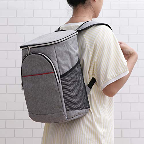 LIOOBO – Mochila de piquenique à prova d'água com isolamento térmico, mochila térmica, leve, à prov