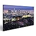 Produktbild Bild Bilder auf Leinwand Griffith Obervatory und im Stadtzentrum Skyline Los Angeles Wandbild, Poster, Leinwandbild LIZ