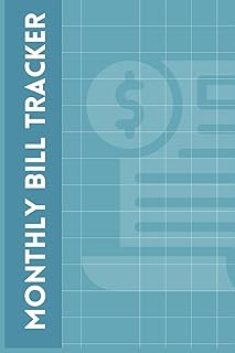 Monthly Bill Tracker: Monitor your monthly bills to never miss a payment | 2-year records | 6" x 9"