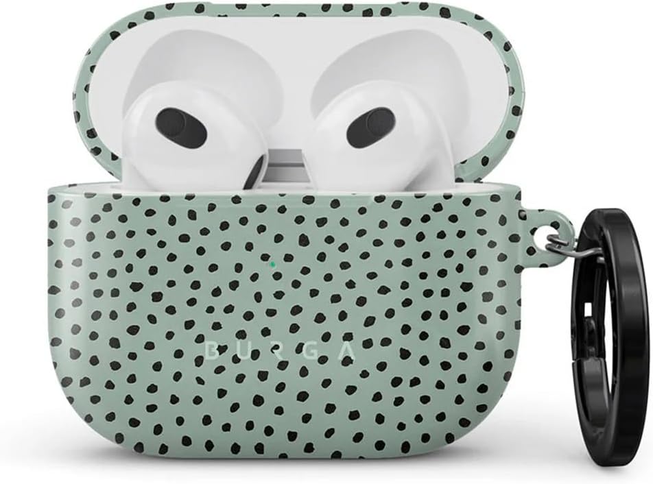 BURGA Apple AirPods 3 ile Uyumlu Kılıf, Mint Gelato