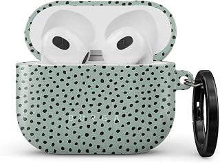 BURGA Apple AirPods 3 ile Uyumlu Kılıf, Mint Gelato