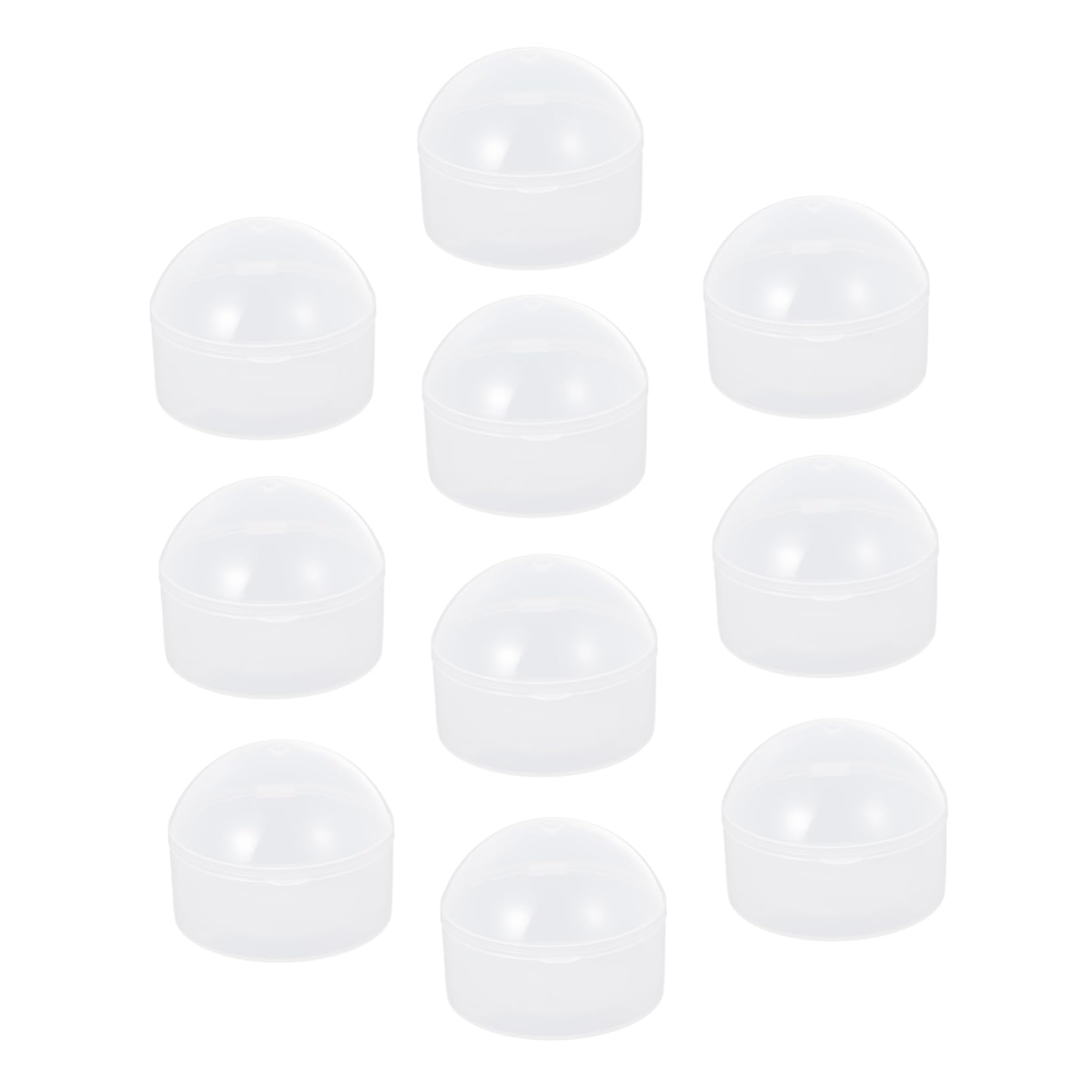 IWOWHERO 10Pcs Pacifier Storage Box Transparent Pacifier Container for Easy to Clean and Carry Dust Holder for Home and Travel