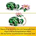 LEGO Creator 3in1 Turtle with a Water Lily Flower Toy - Animal Figure Transforms into a Chameleon or Frog - DIY Desk Decor Idea - Birthday Gift for 7+ Year Old Girls & Boys - 31377
