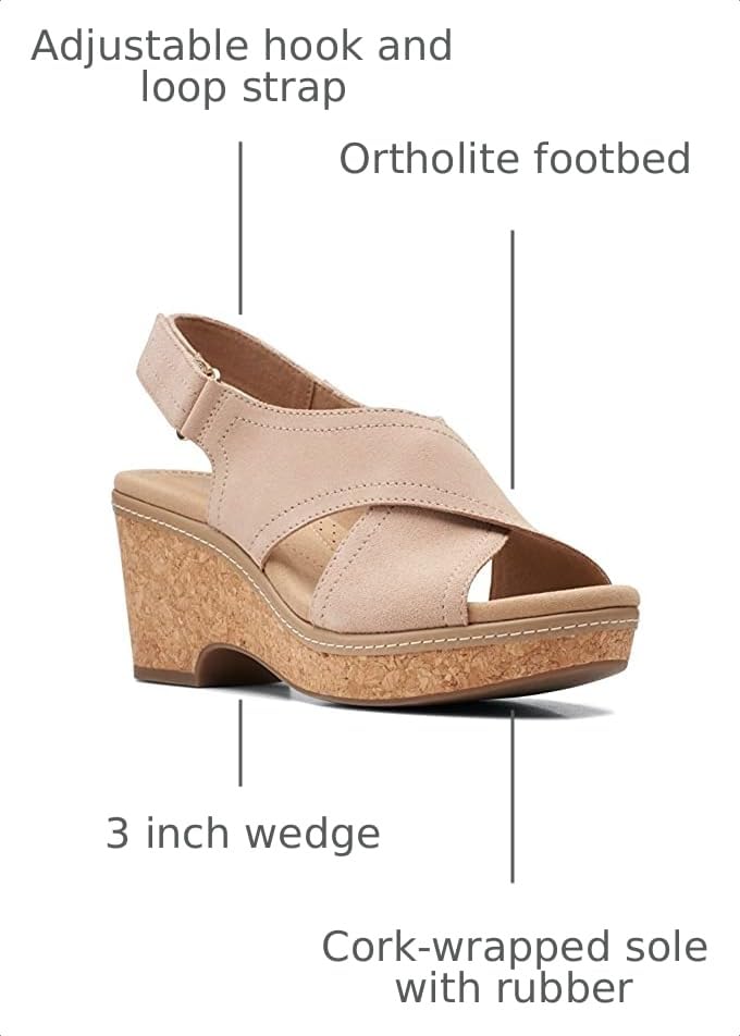 Image of Clarks womens WedgeWedge Sandal