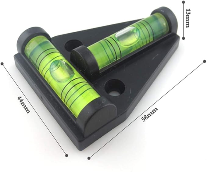 Nivel de Burbujas Tipo T Lelwoy, 2 Piezas, para RV y Herramientas miniatura 3