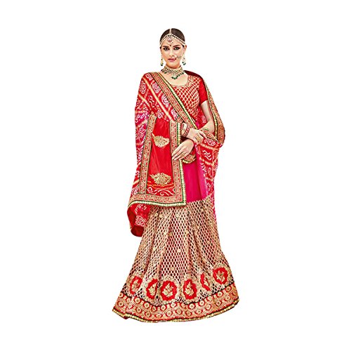 Sari de mariage rot style chunari idéal pour sublimer vos fêtes traditionnelles